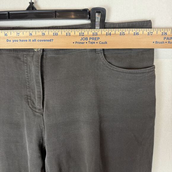 Eileen Fisher Jeans Womens Medium Gray Denim 5-Pockets Mid-Rise Bootcut Leg - Picture 9 of 12